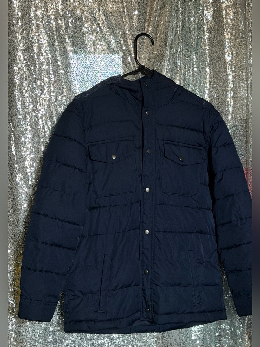 Old Navy Boys Water-resistant Utility Puffer Hooded Jacket - Picture 15 of 15